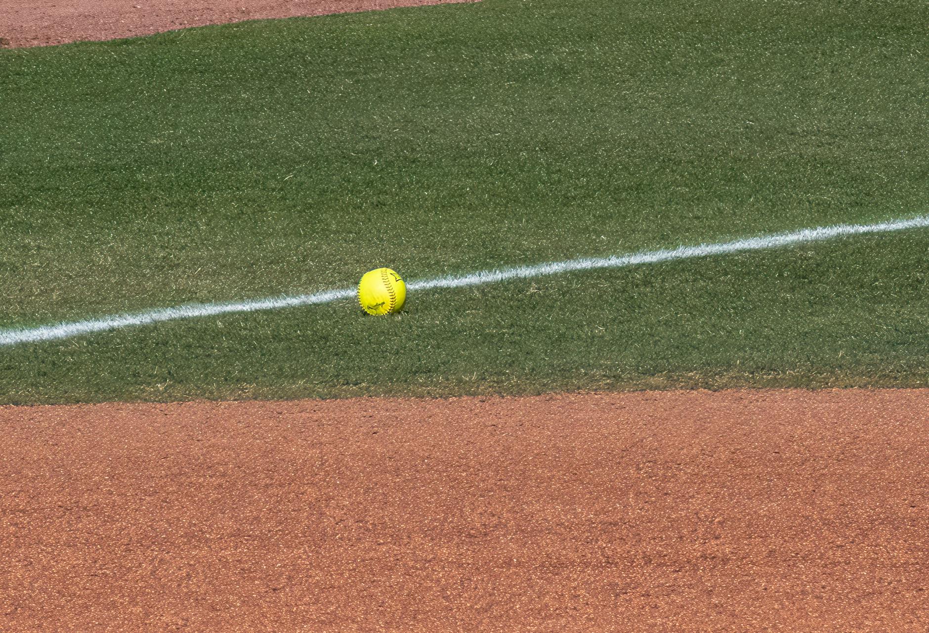 a ball on a tennis court